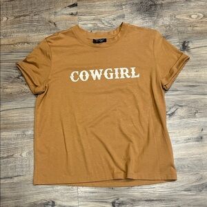 Jessica Simpson Tan Cowgirl Tee